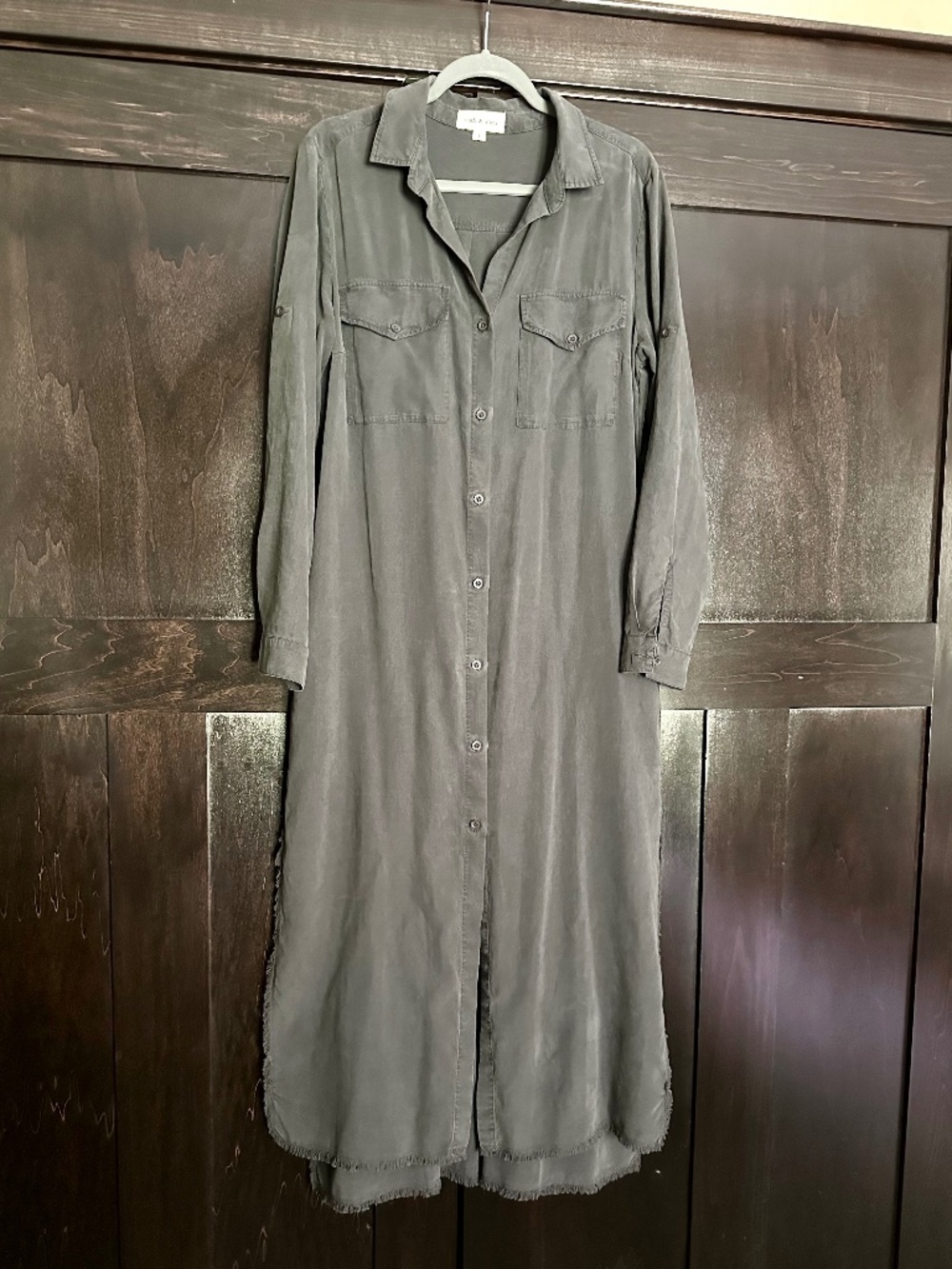 Cloth & Stone Long Sleeve Button Down Dress